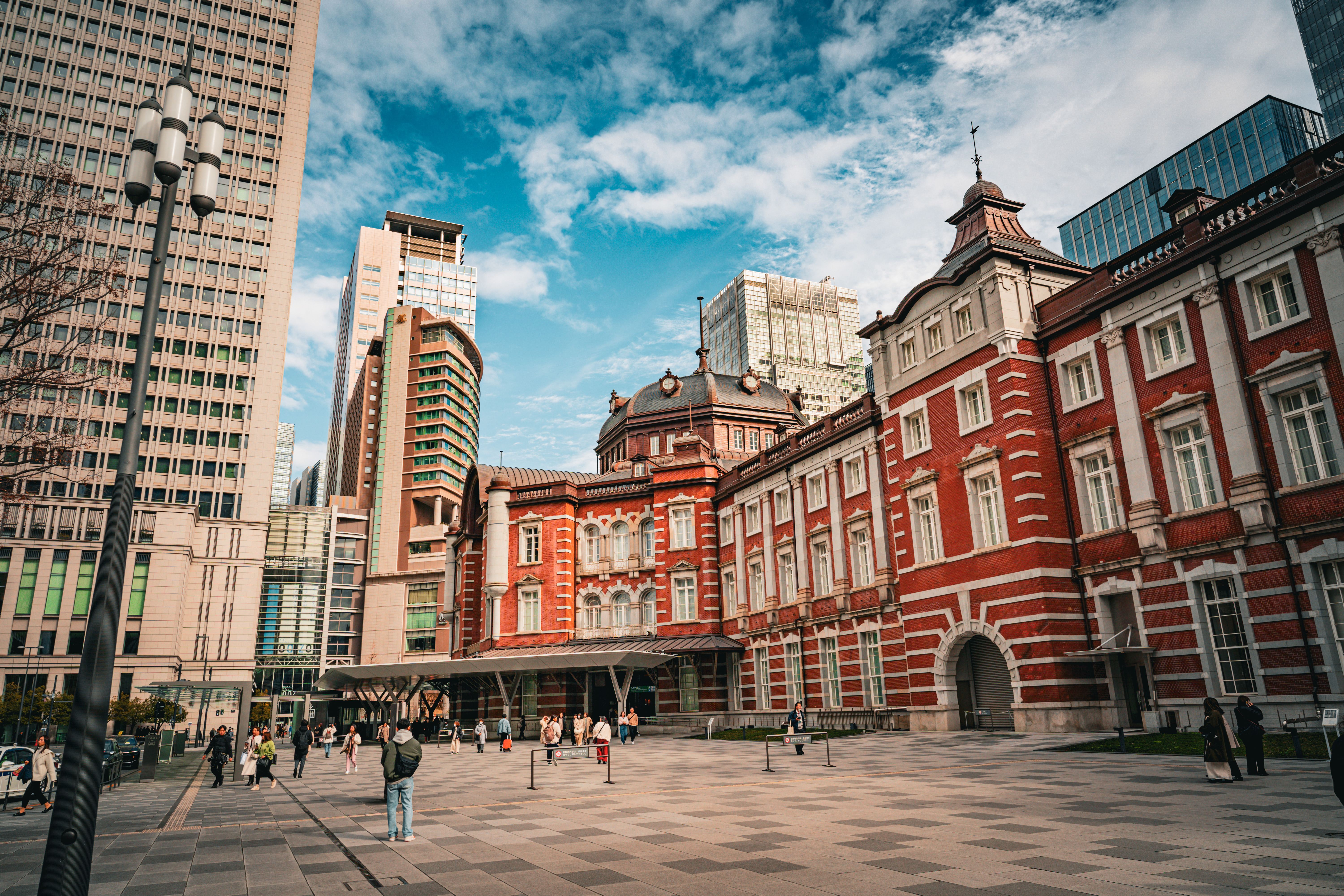 Japanese train station