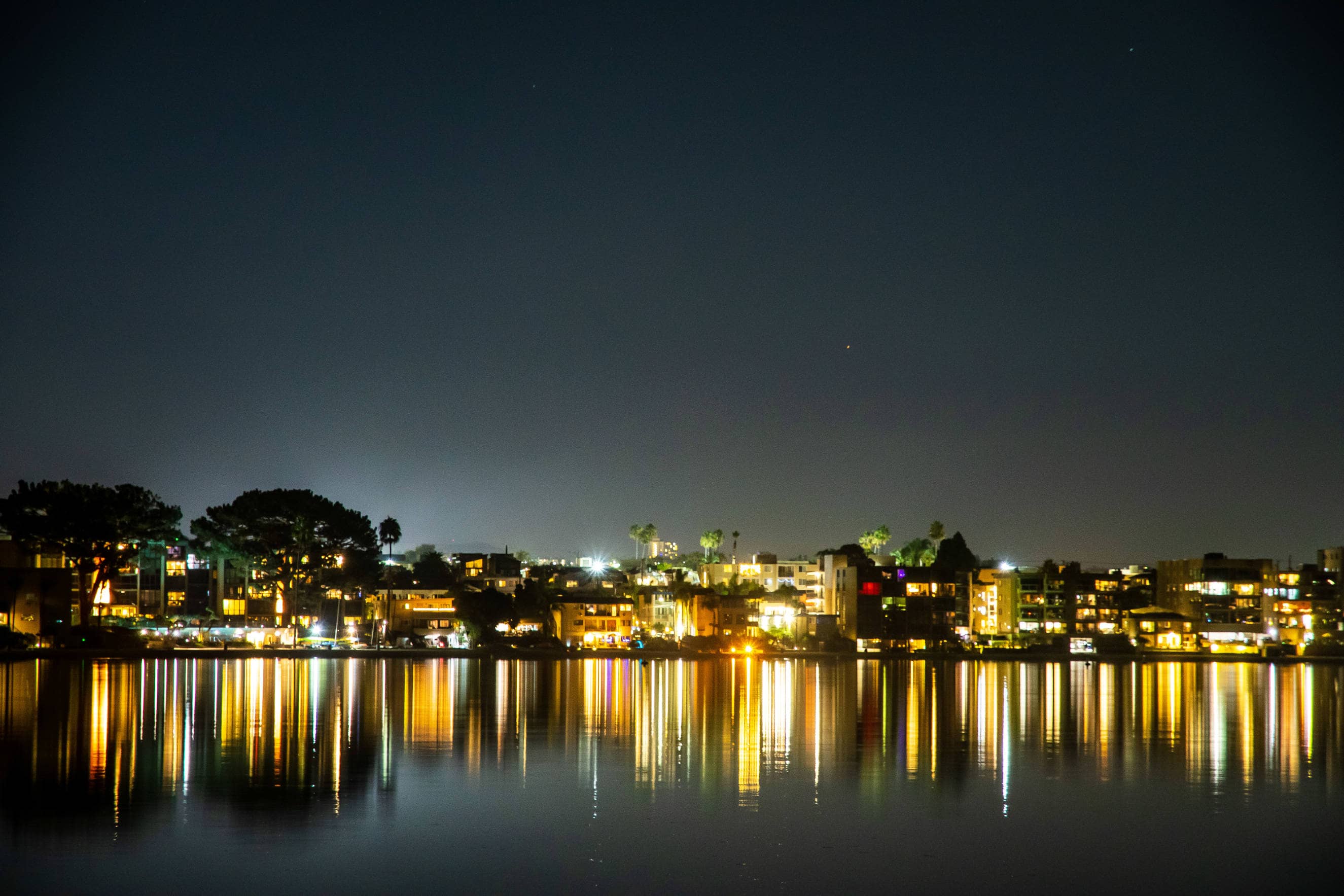 San Diego at night