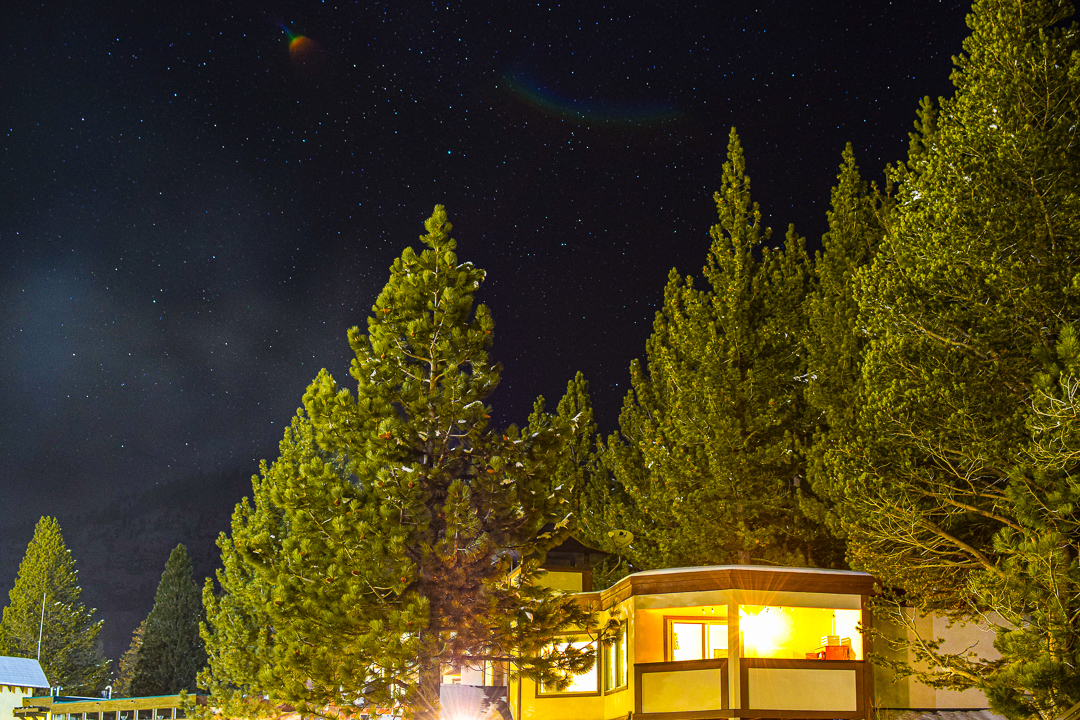 Squaw Valley sun flare