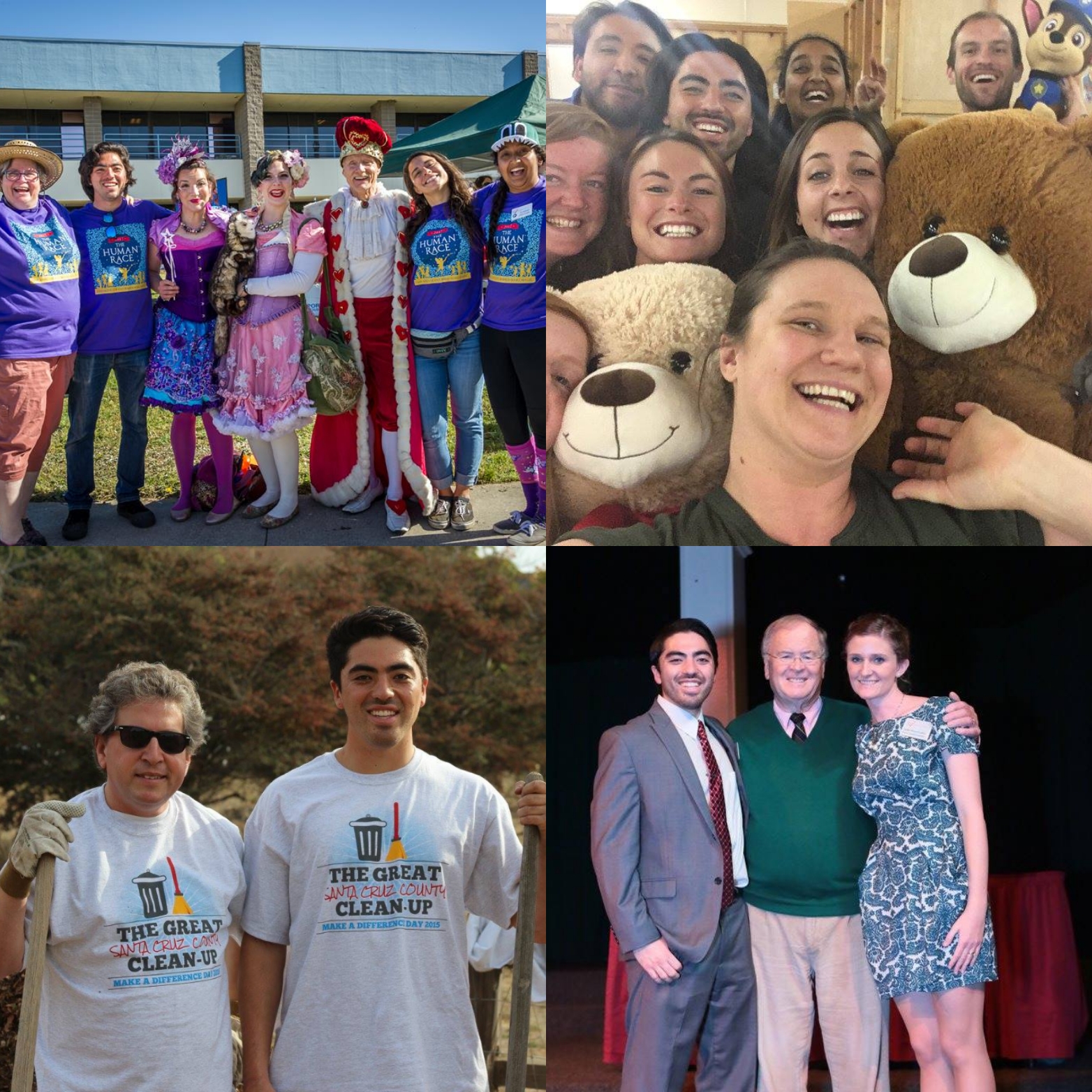 Spencer with nonprofit team and community leaders